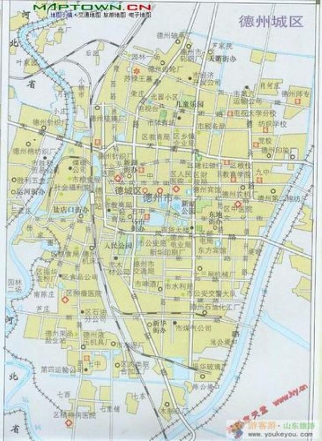 德州在山东省什么方位