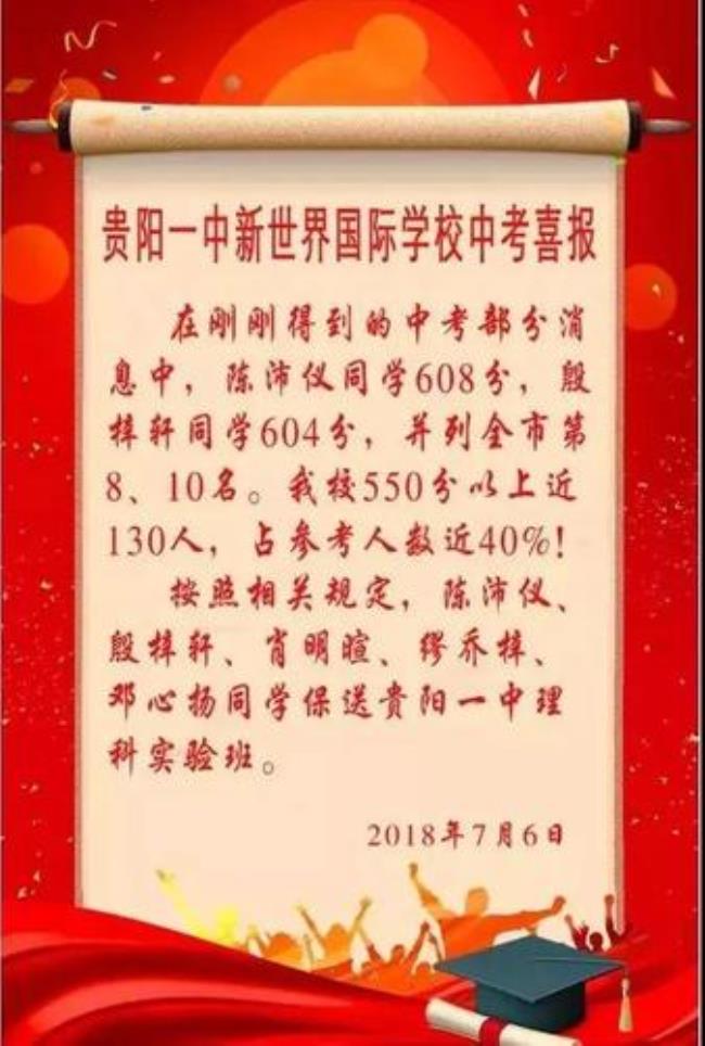 贵阳一中新世界国际学校学费