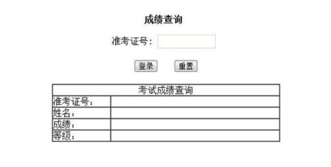 计算机一级考试成绩查询网