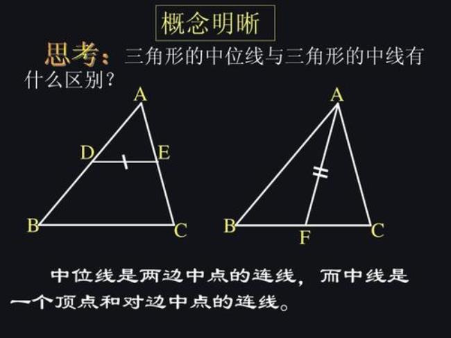 中位线比值定理