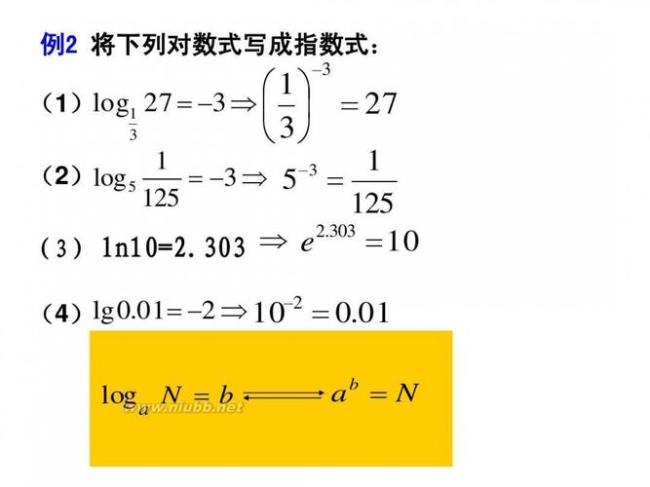 对数加减公式