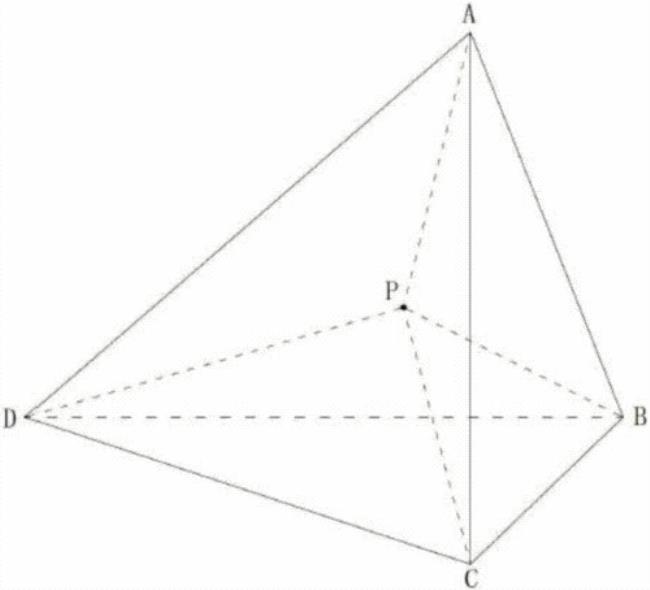 四面体的坐标方程