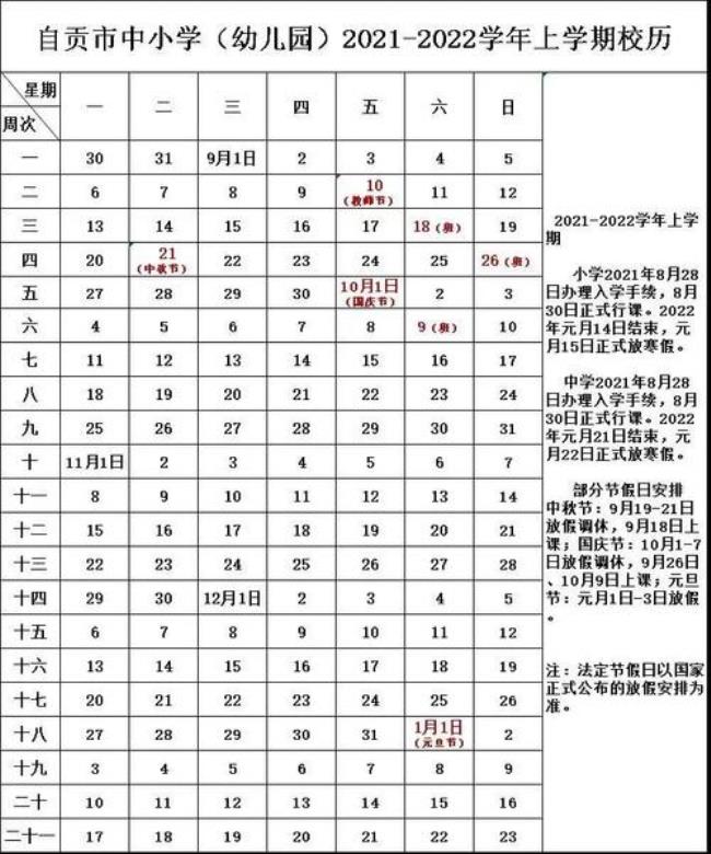 2022年宿州寒假放假时间