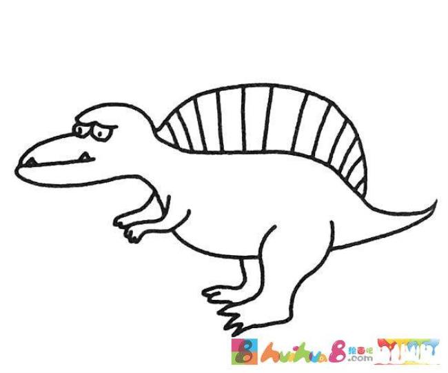 三年级简单恐龙的画法