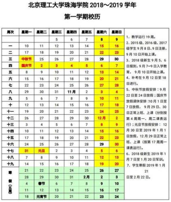 广西工商职业技术学院校历