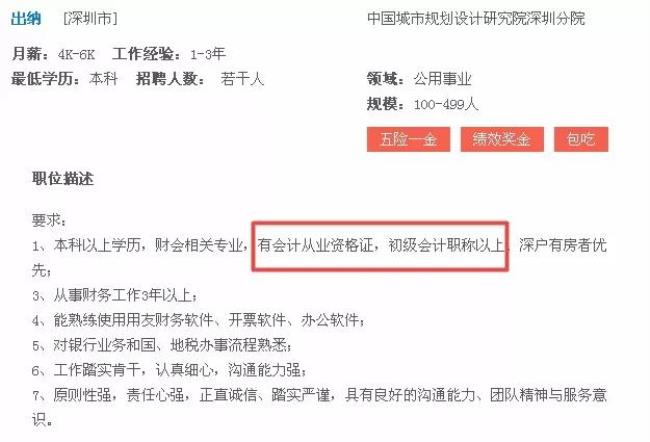 应聘会计人员需要具备哪些证书