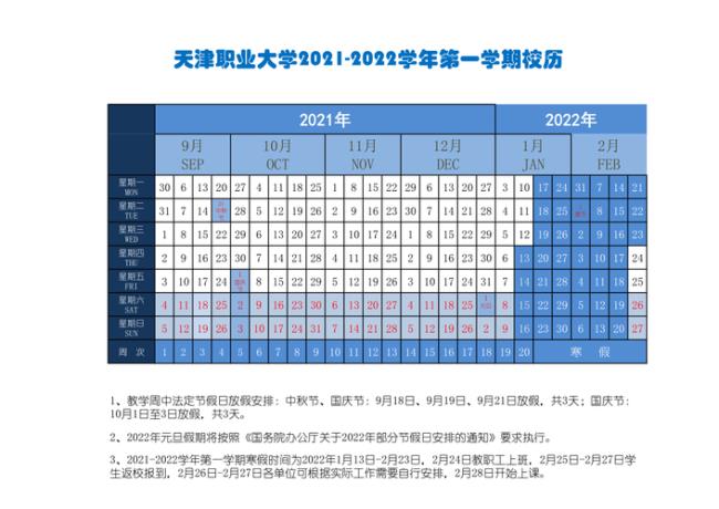 南昌职业大学2022寒假时间