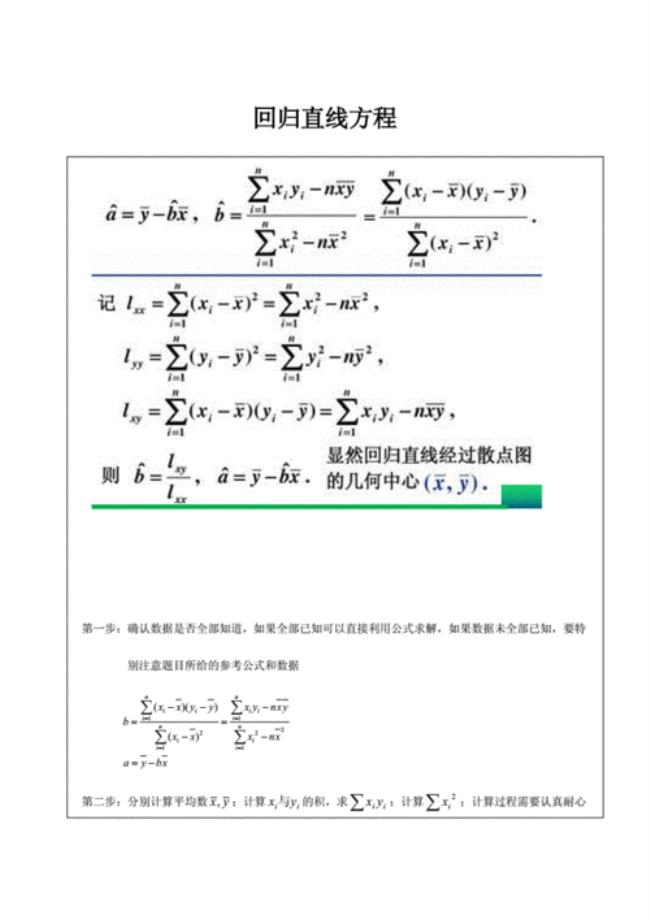 高考会不会考回归直线方程