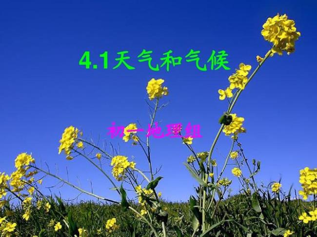 简述天气与气候的关系