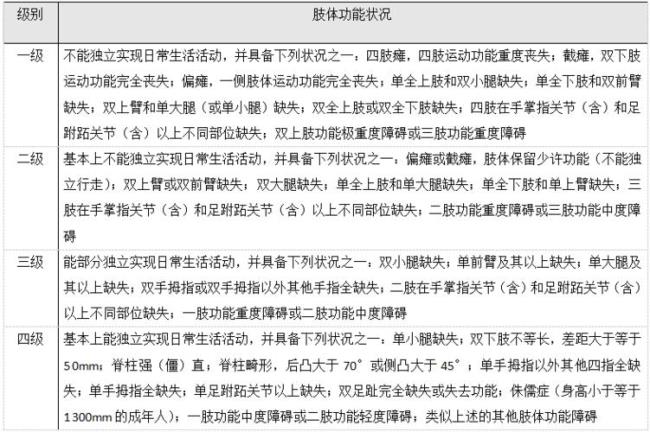 个案工作中的残疾的界定标准