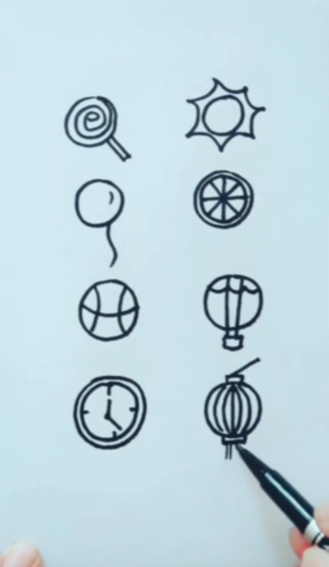 在一个人手上画圆圈是什么意思