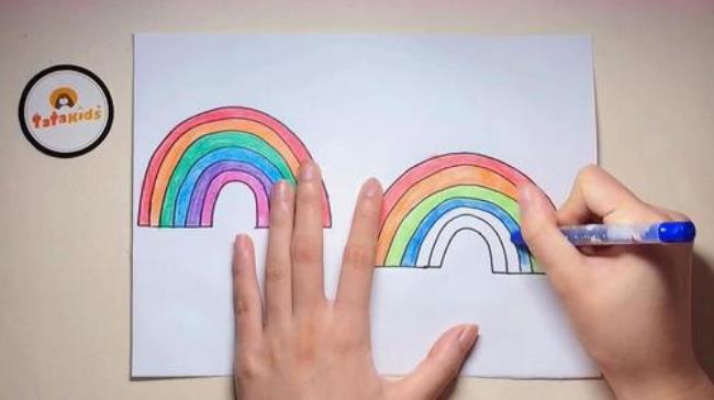 彩虹的简单画法10种