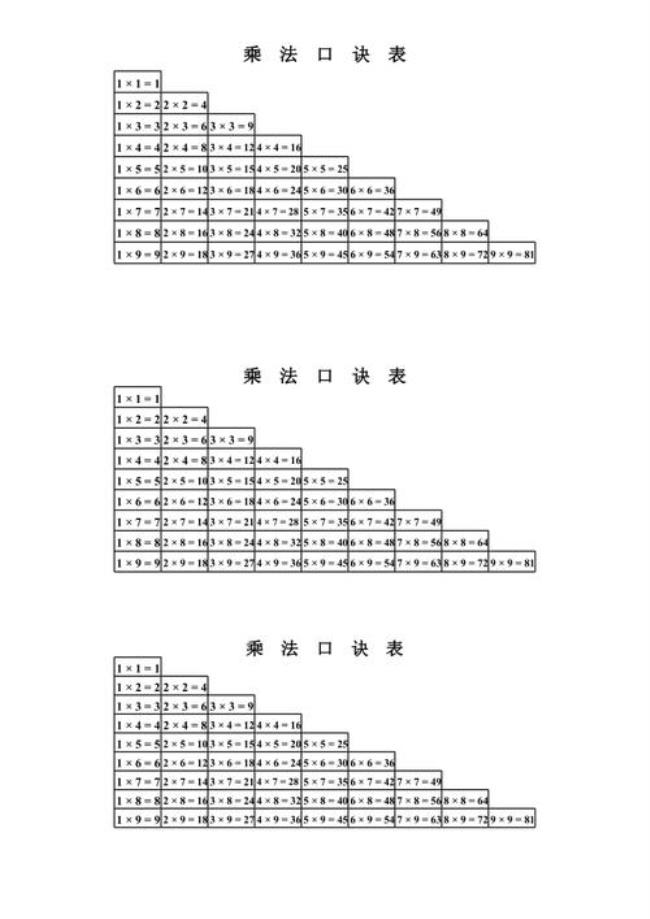 乘法速算方法