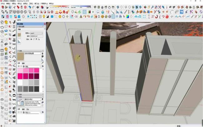 sketchup如何把模型掏空