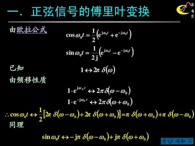 三角形式的傅里叶级数系数推算