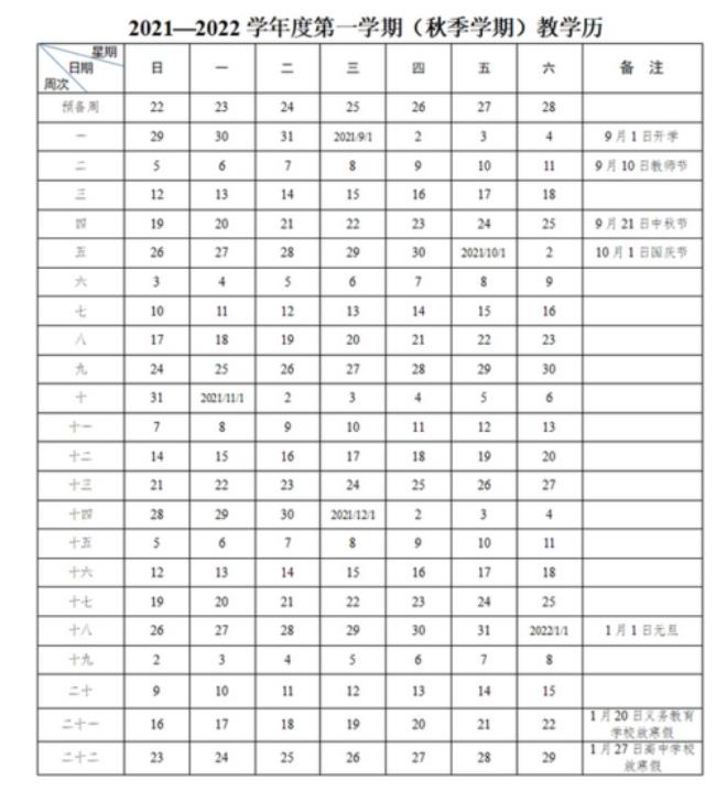 2022年寒假放假时间云南