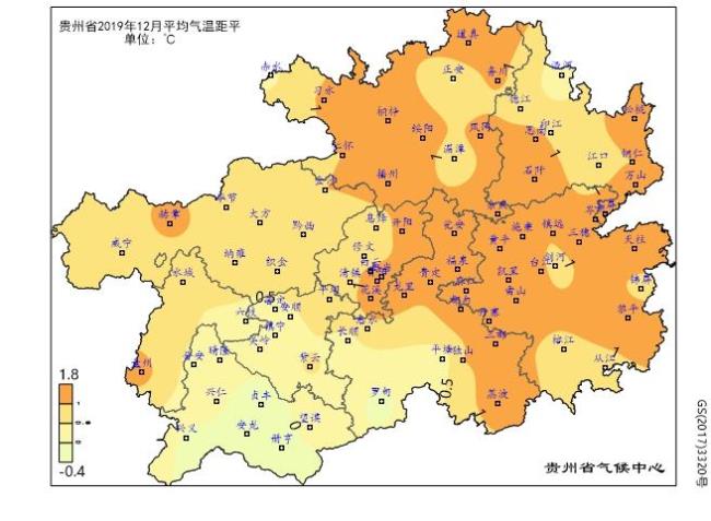 广西平均气温比贵州高多少