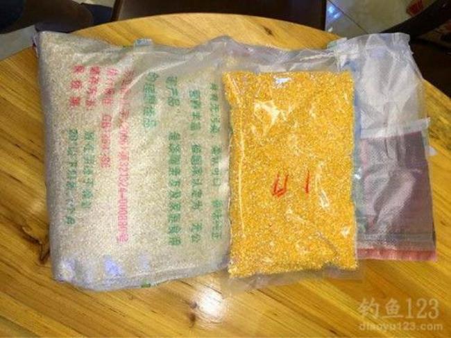 自制玉米渣窝料钓鱼