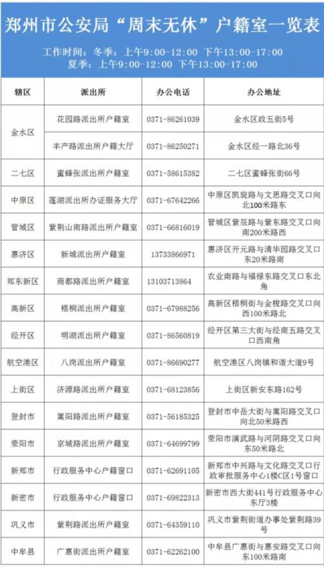 四川派出所户籍上班时间