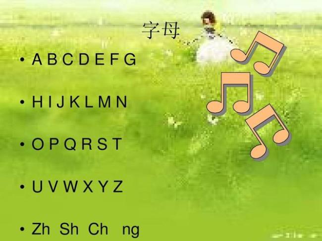 abcdefg26个字母所代表的单词