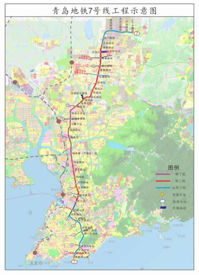 轨道交通7号线所经站点