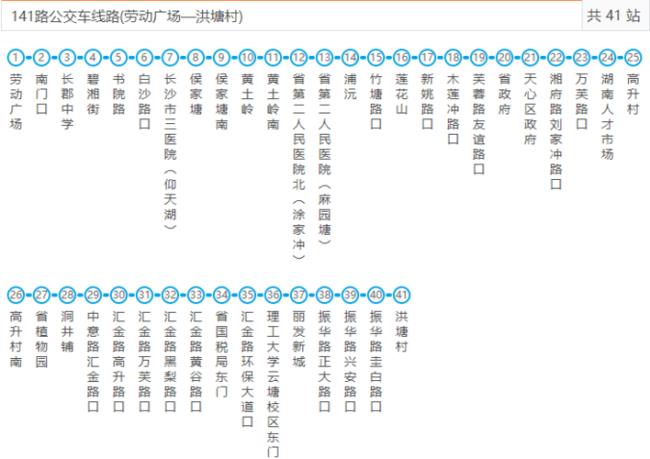 长沙913路工交的路线