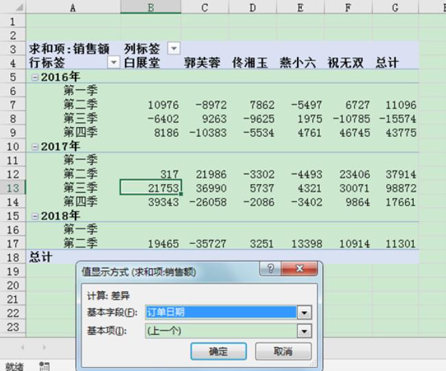 差异百分比计算公式