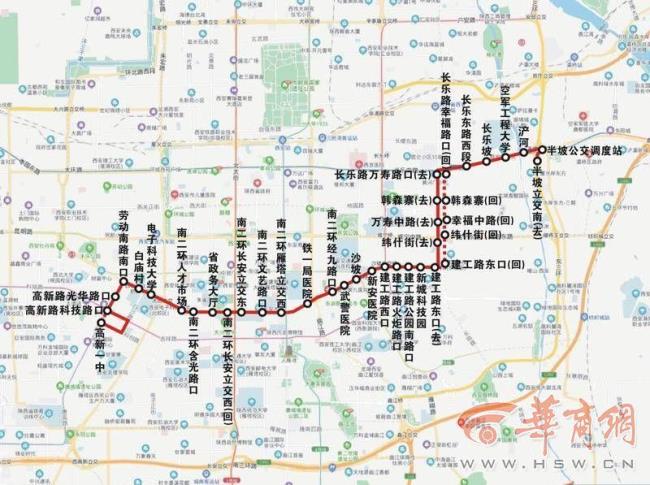 西安916路公交车路线时间表