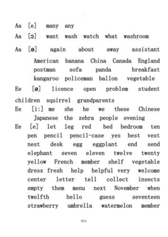 ir字母组合的单词发音