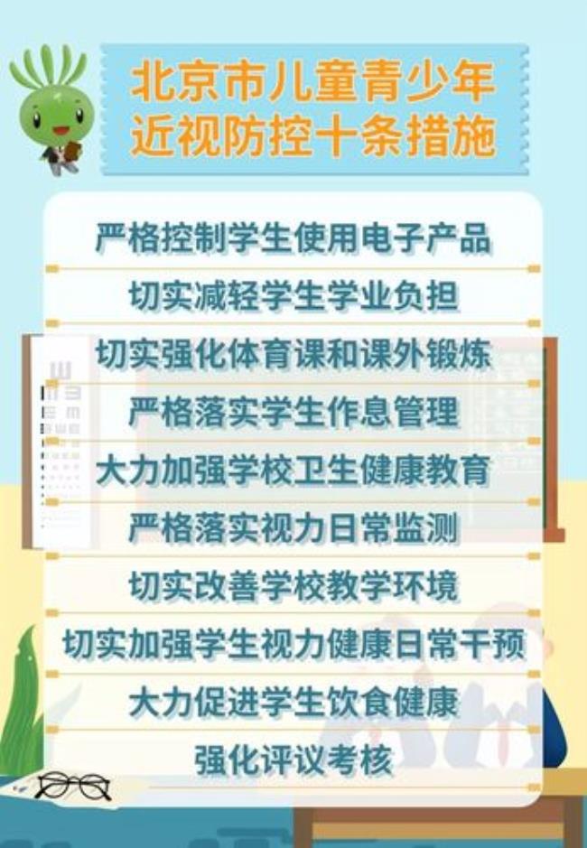 中小学近视眼防控方案