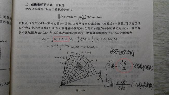 二重积分极坐标方式cos怎么计算