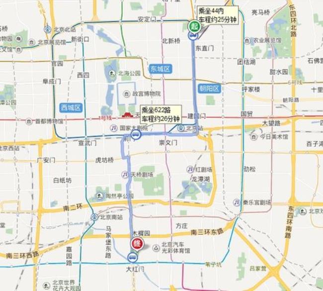 从木樨园到北京西站坐哪路车