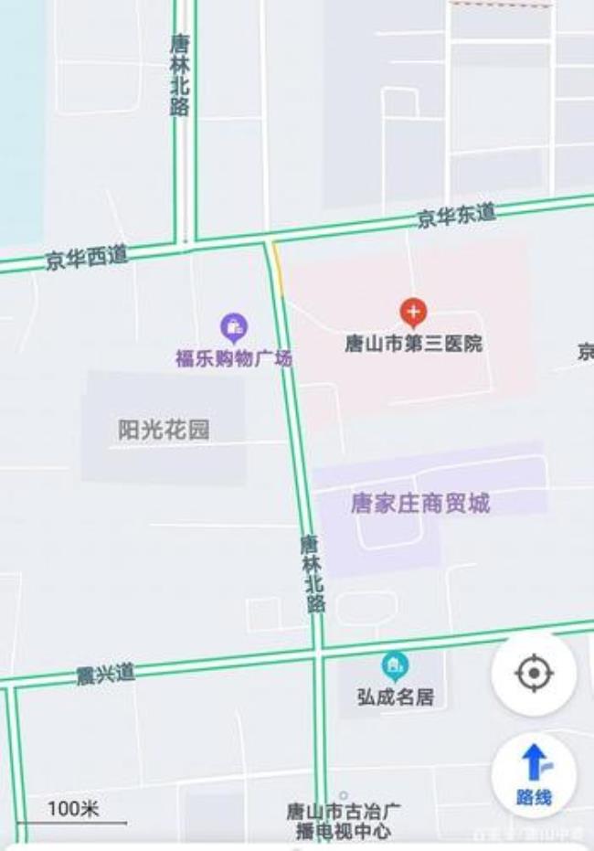 唐山市路北区和路南区划分地图