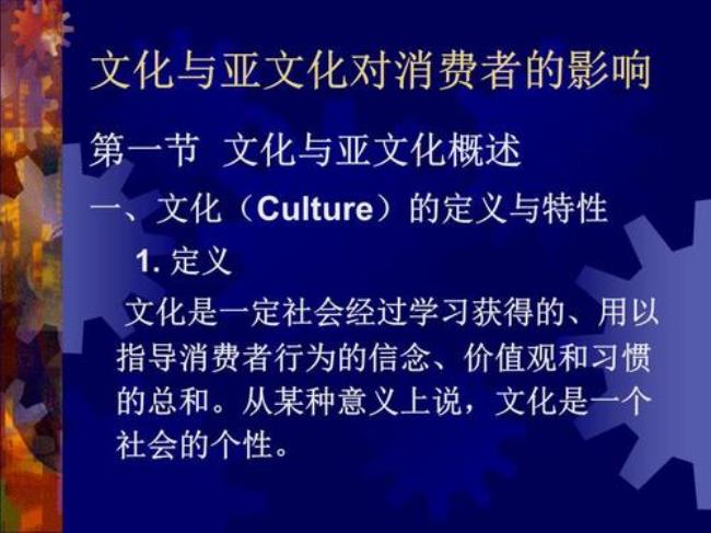 亚文化背景是什么