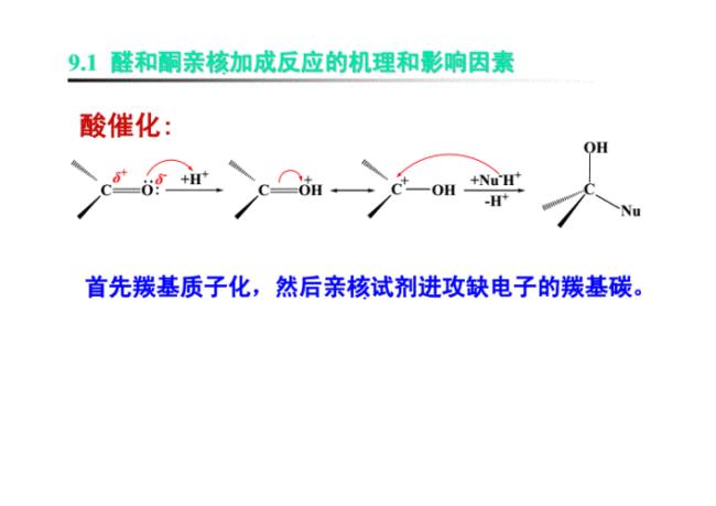 两个醛基的加成的原理