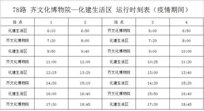 淄博k160路公交车路线时间表