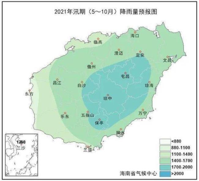 海南各地气候特点