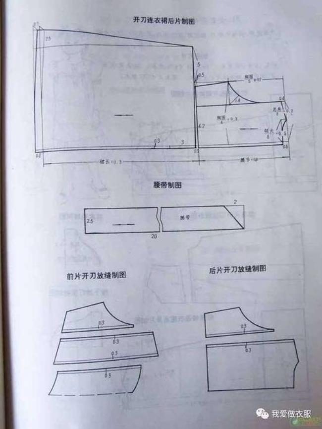 儿童服装裁剪计算公式