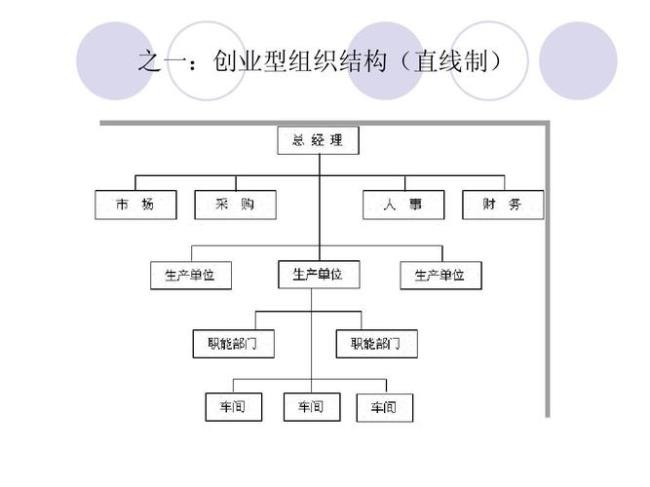 直线式组织结构