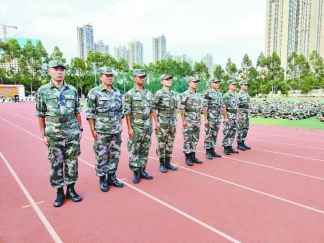 高中当兵可以带军训吗