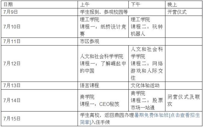 宁波诺丁汉大学夏令营费用多少