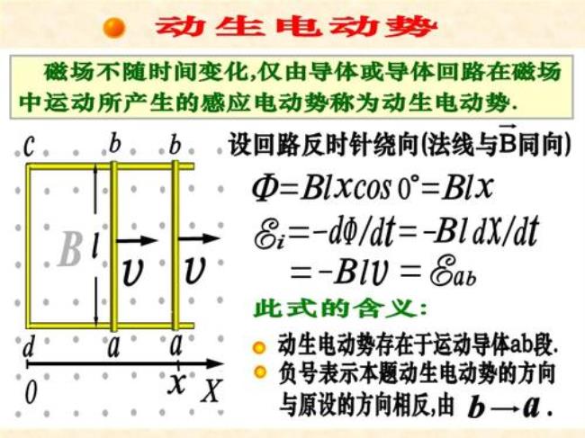 什么是感生电动势和电生电动势