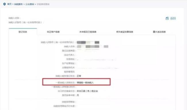 如何查询一般纳税人资格