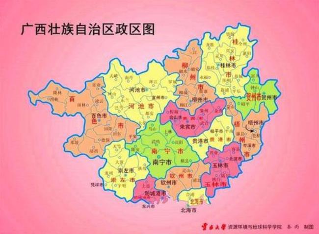 广西桂平地图