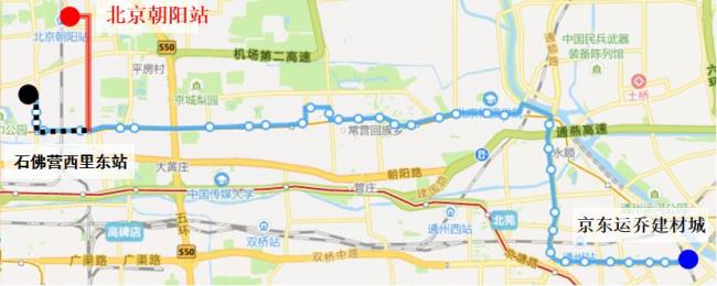 北京地铁22号线甘露园站规划地