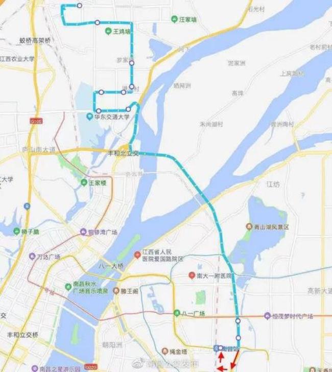 南昌五路公交路线查询