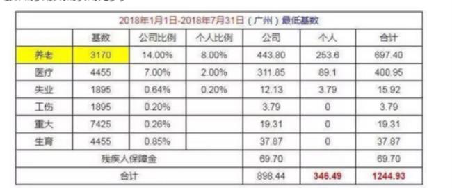 广州社保缴1300多为何显示800多