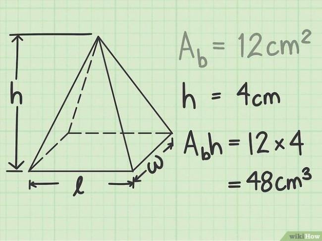 四锥体体积公式图解