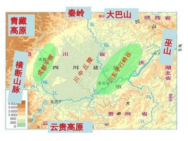 中国四大盆地海陆位置