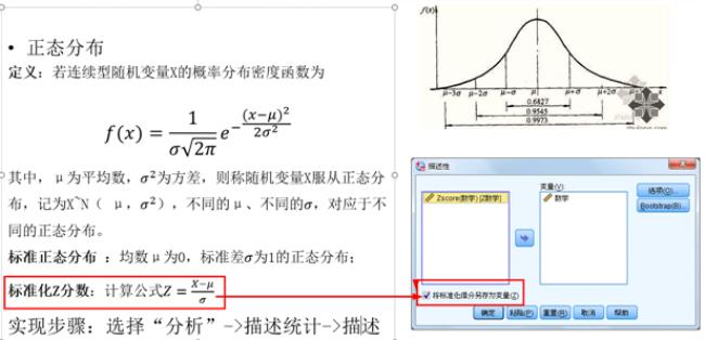 正态分布标准化公式的使用